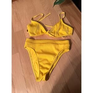 Hollister Yellow Bikini Set